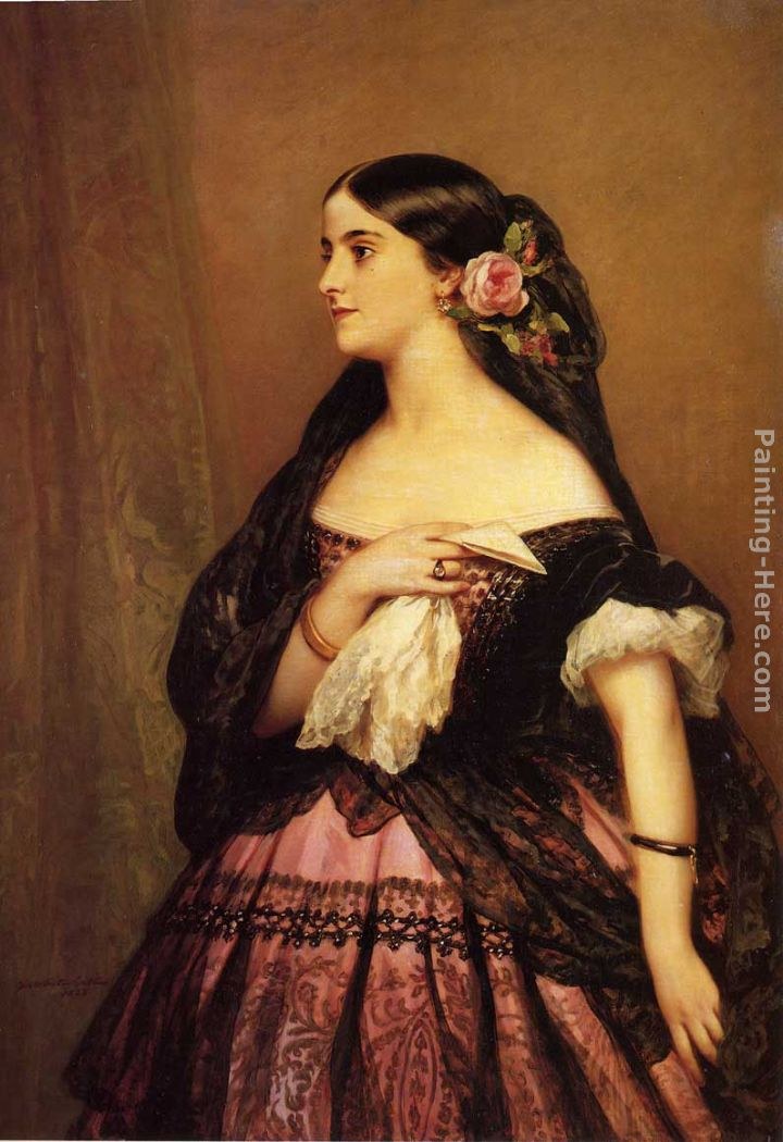 Franz Xavier Winterhalter Adelina Patti